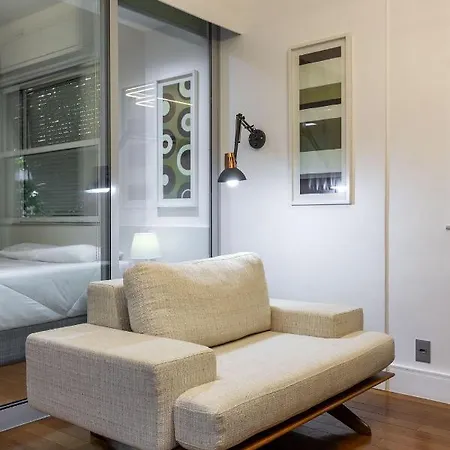 Apt Charmoso Completo Com Ar Condicionado No Leblon Rio de Janeiro Exterior foto