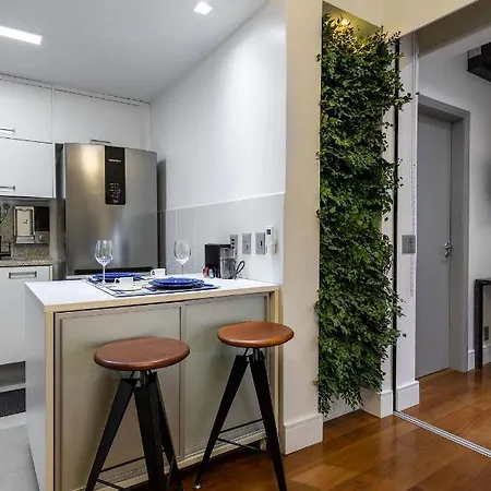 Apt Charmoso Completo Com Ar Condicionado No Leblon Rio de Janeiro Exterior foto